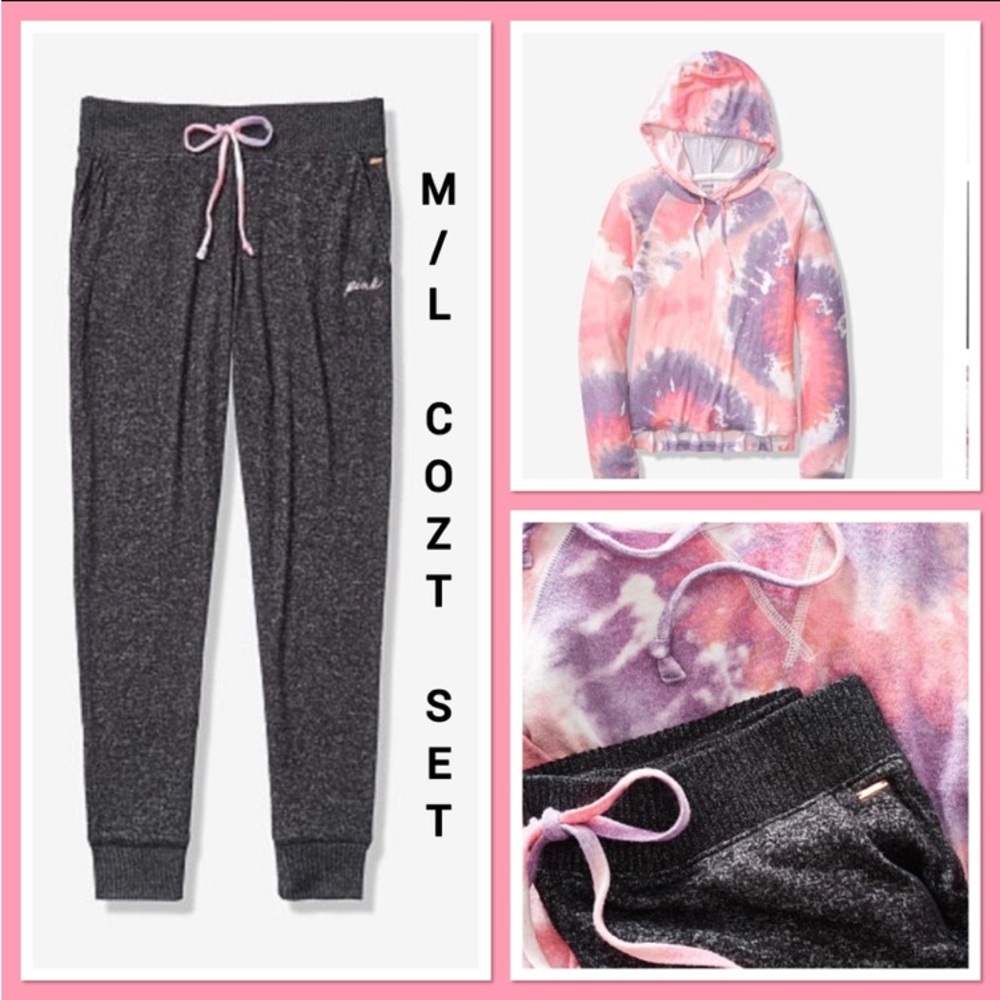 NWT VS PINK M/L SOFT AND COZY SET